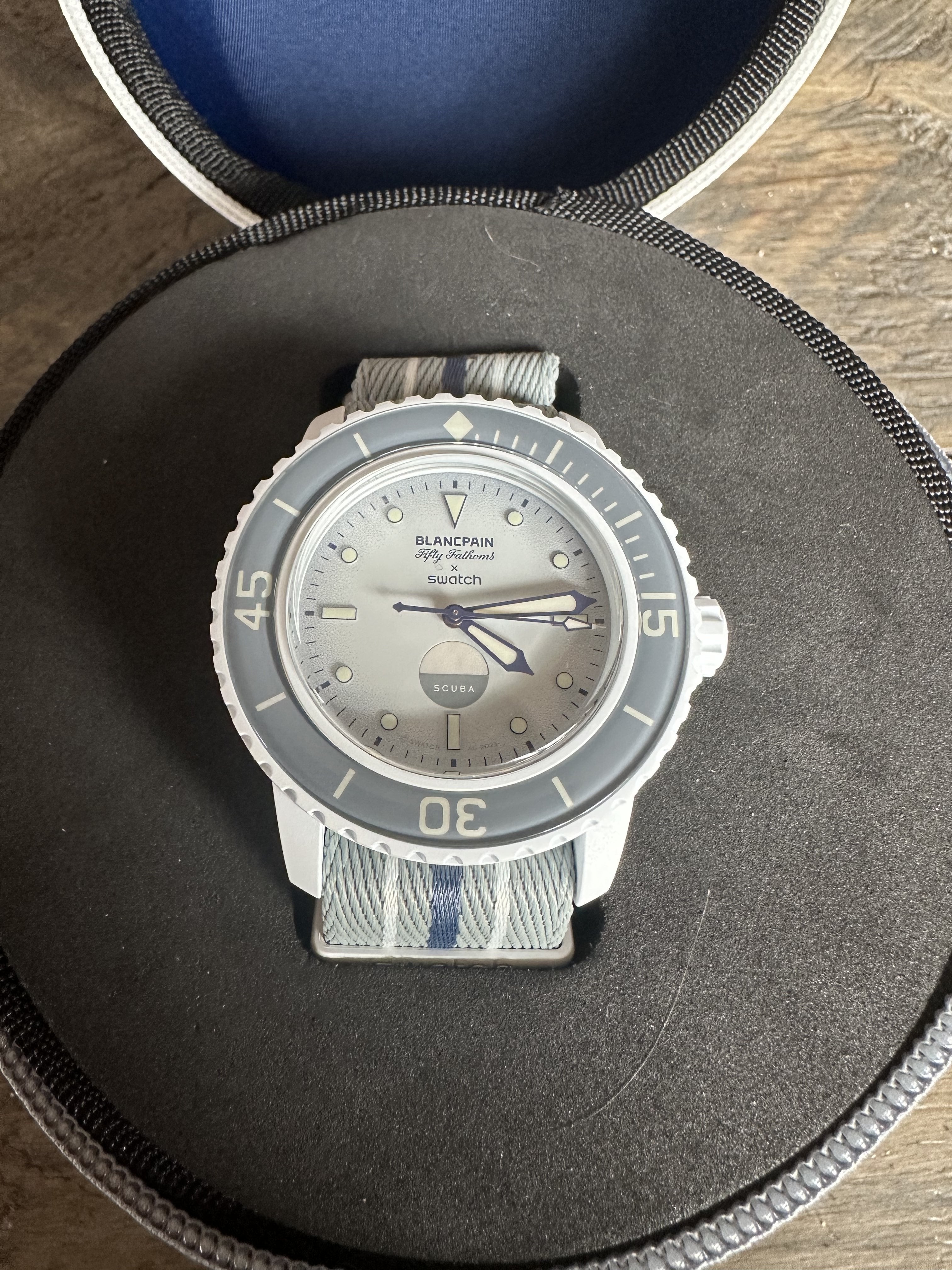 FS Blancpain Swatch Fifty Fathoms Antarctic WatchCharts Marketplace