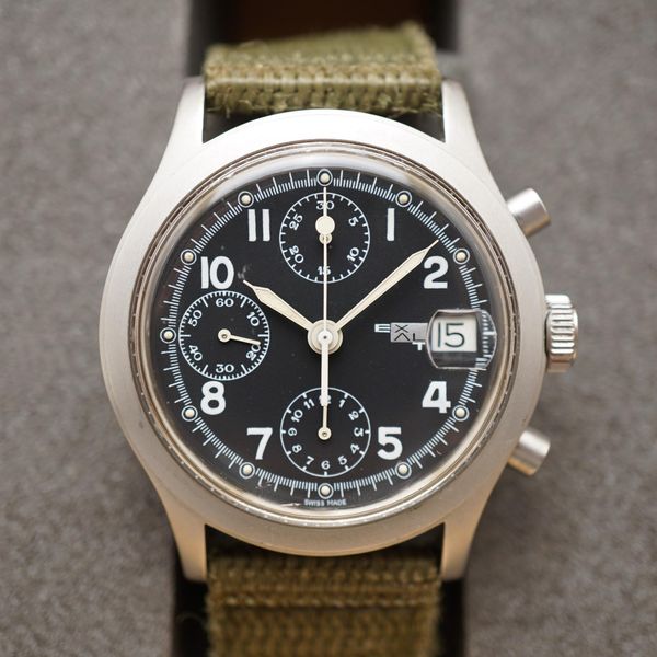 [WTS] Vintage Exalt 776.101 ETA 7760 Black Dial Swiss Automatic ...