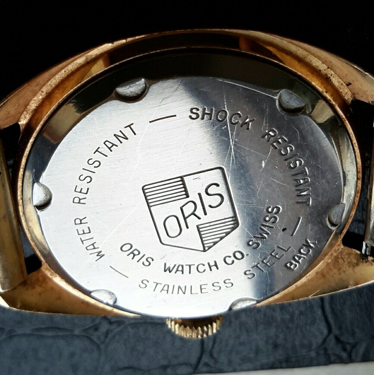 Oris TRIO Swiss Made Vintage Original H wind Mechanical Mens Watch