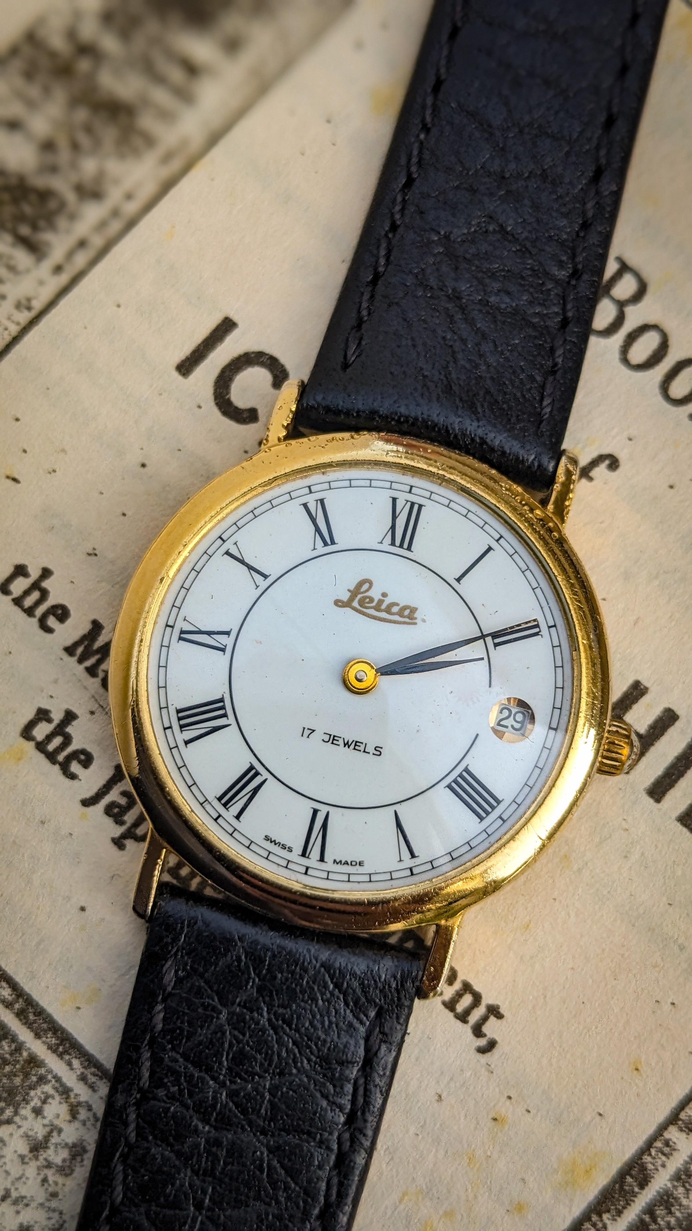 wts] Vintage Rarest Leica x enicar 17 jewels German swiss watch 17 