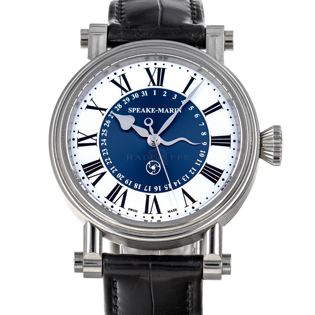 FS Speake Marin Serpent Calendar 10006 04 Titanium White Blue