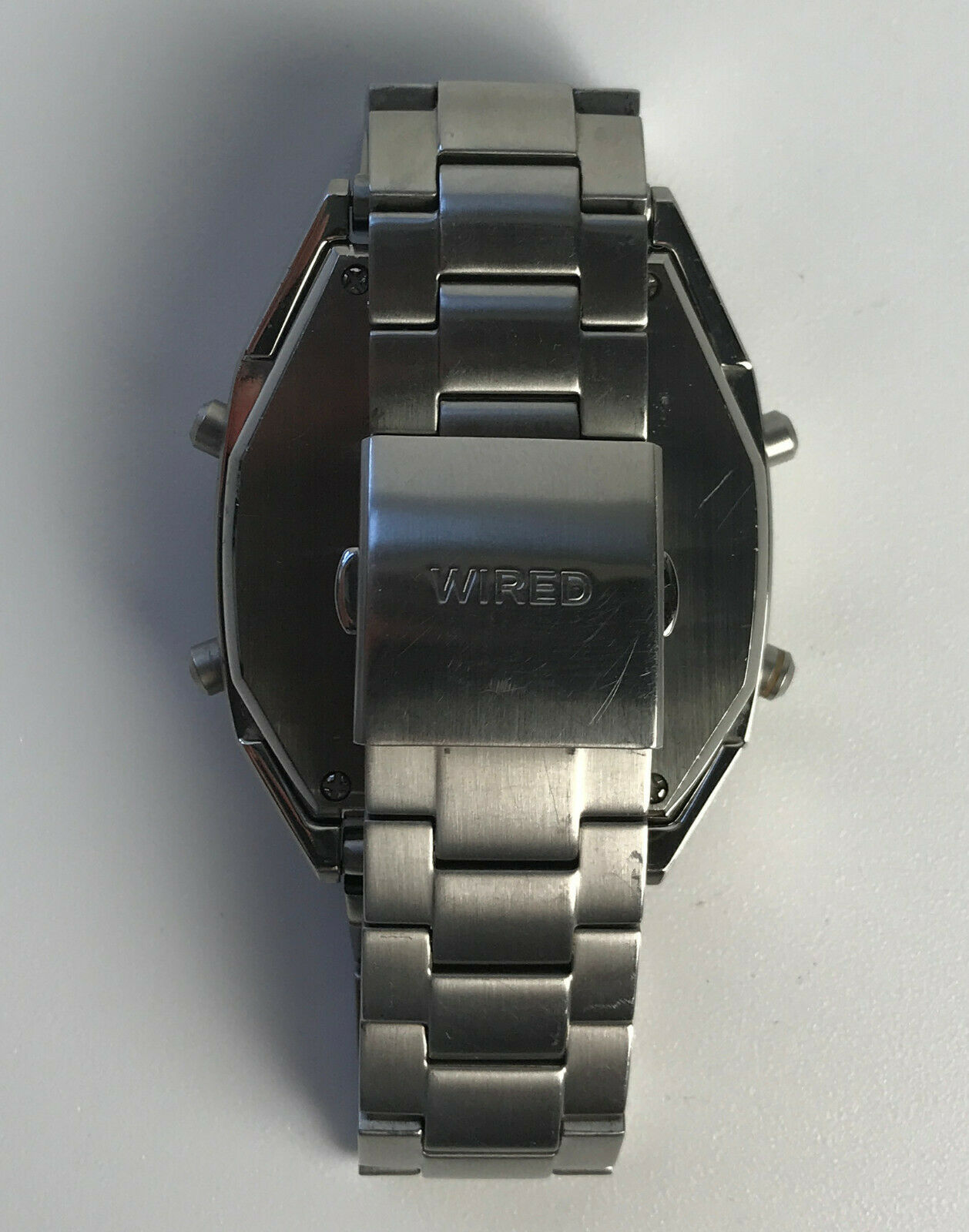 SEIKO WIRED AGAM401 SOLIDITY Featuring BEAMS Digital Watch