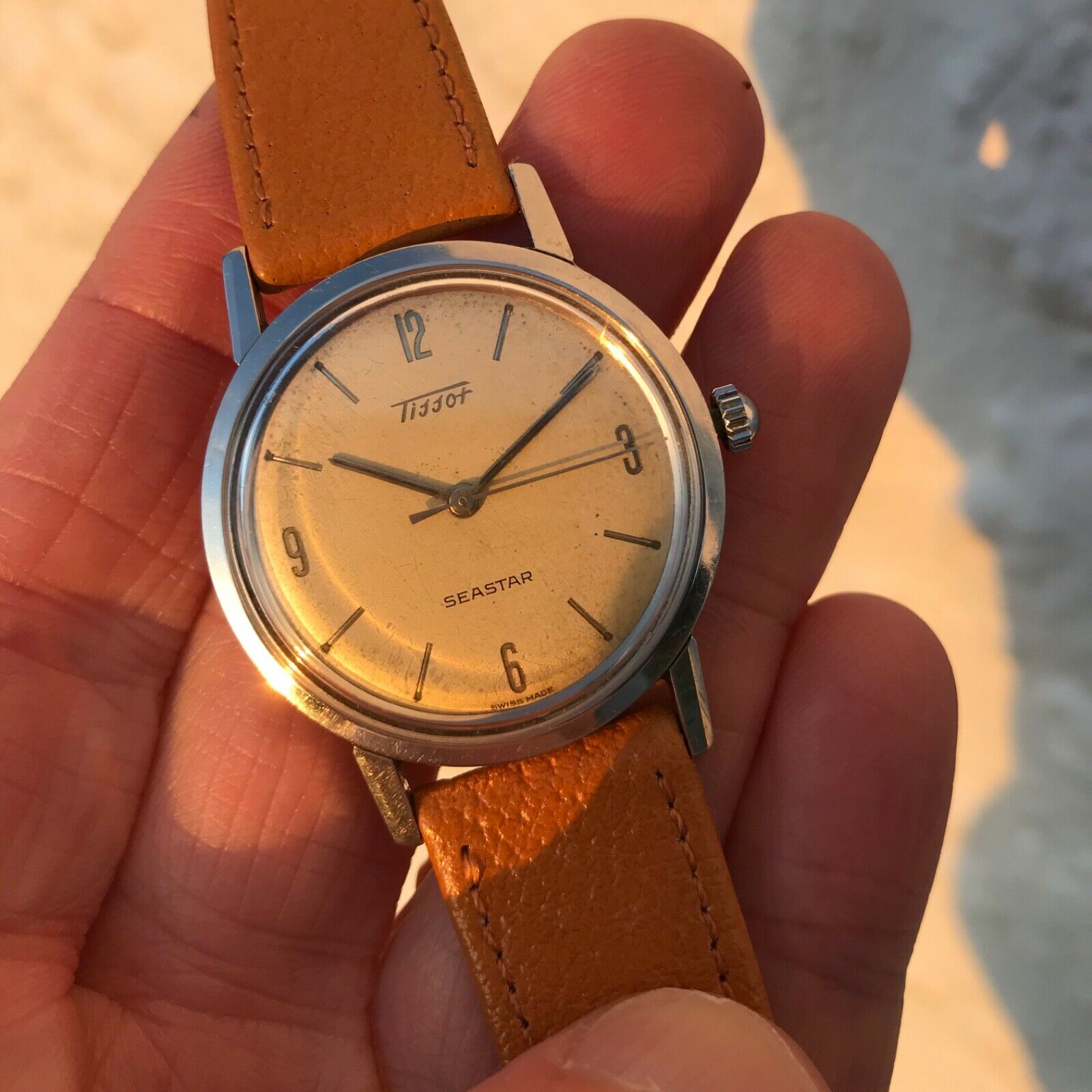 Beautiful vintage 1950 s Tissot Seastar 17J cal 269 21 explorer