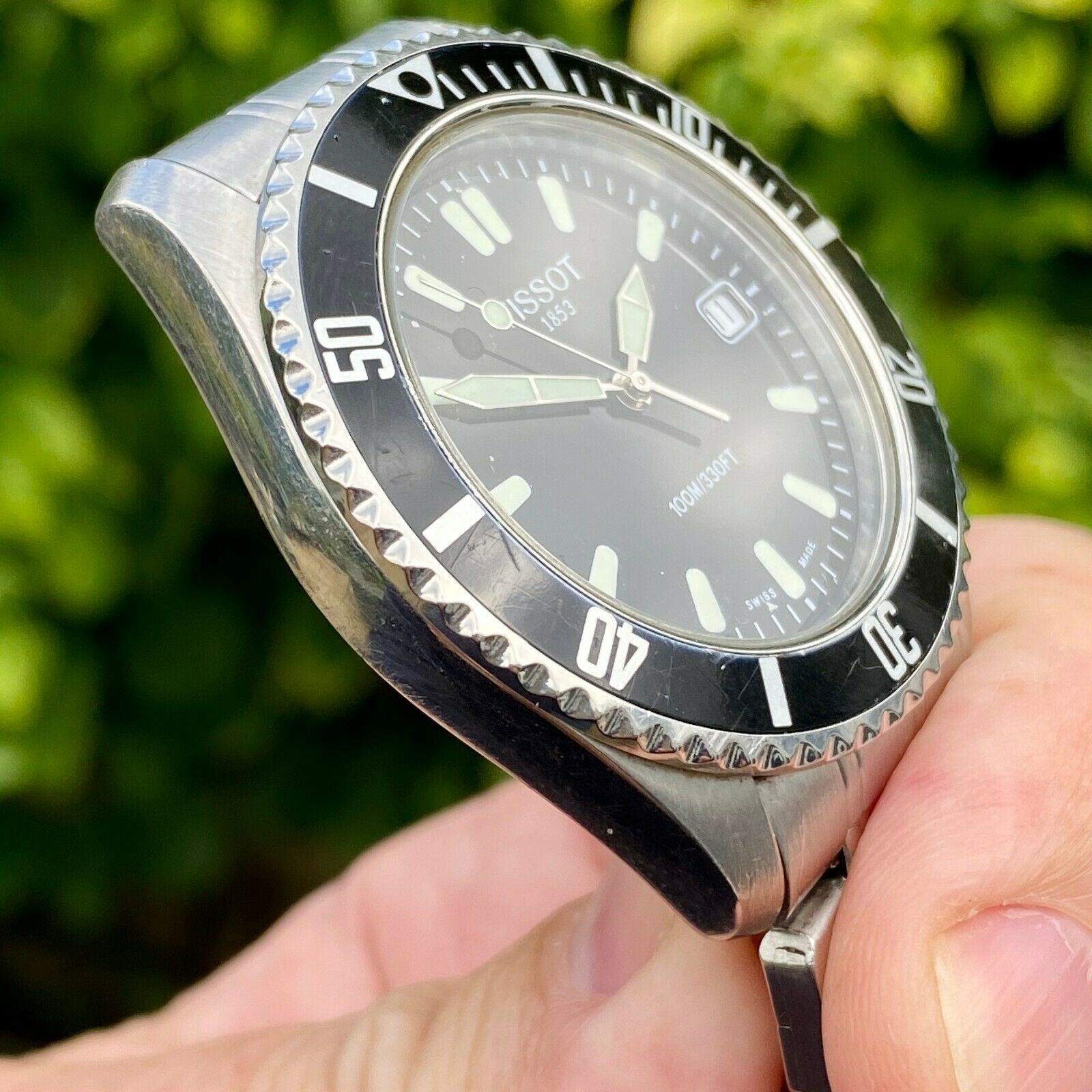 Tissot 1853 E663-763M Quartz 100m Dive Watch - Swiss ETA