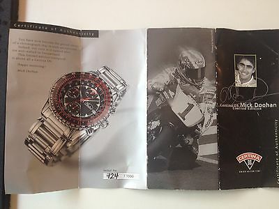 Certina DS Michael Doohan 1996 limited Valjoux 7750 Neu swiss made