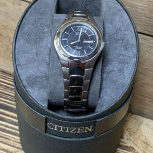 Citizen EcoDrive Titanium Base E101K18434 Watch With Box & Original
