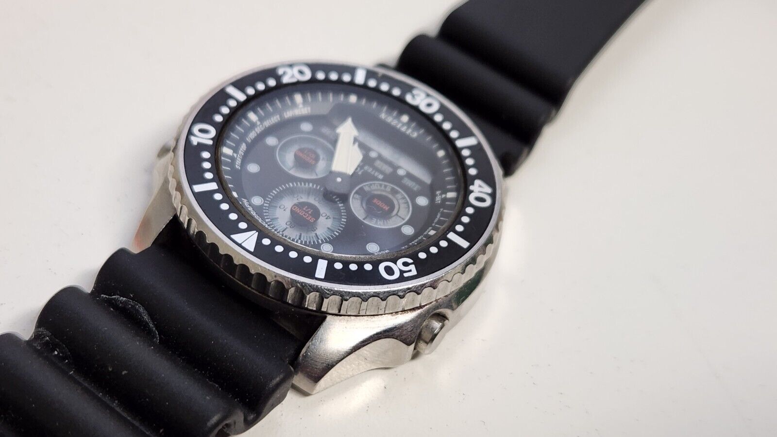 ジャンシロ様オーダー品 VINTAGE CITIZEN COMBO DIVER ANA DIGI WATCH 8946 MADE IN JAPAN