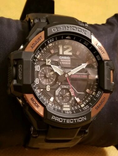 casio g shock twin sensor wr20bar