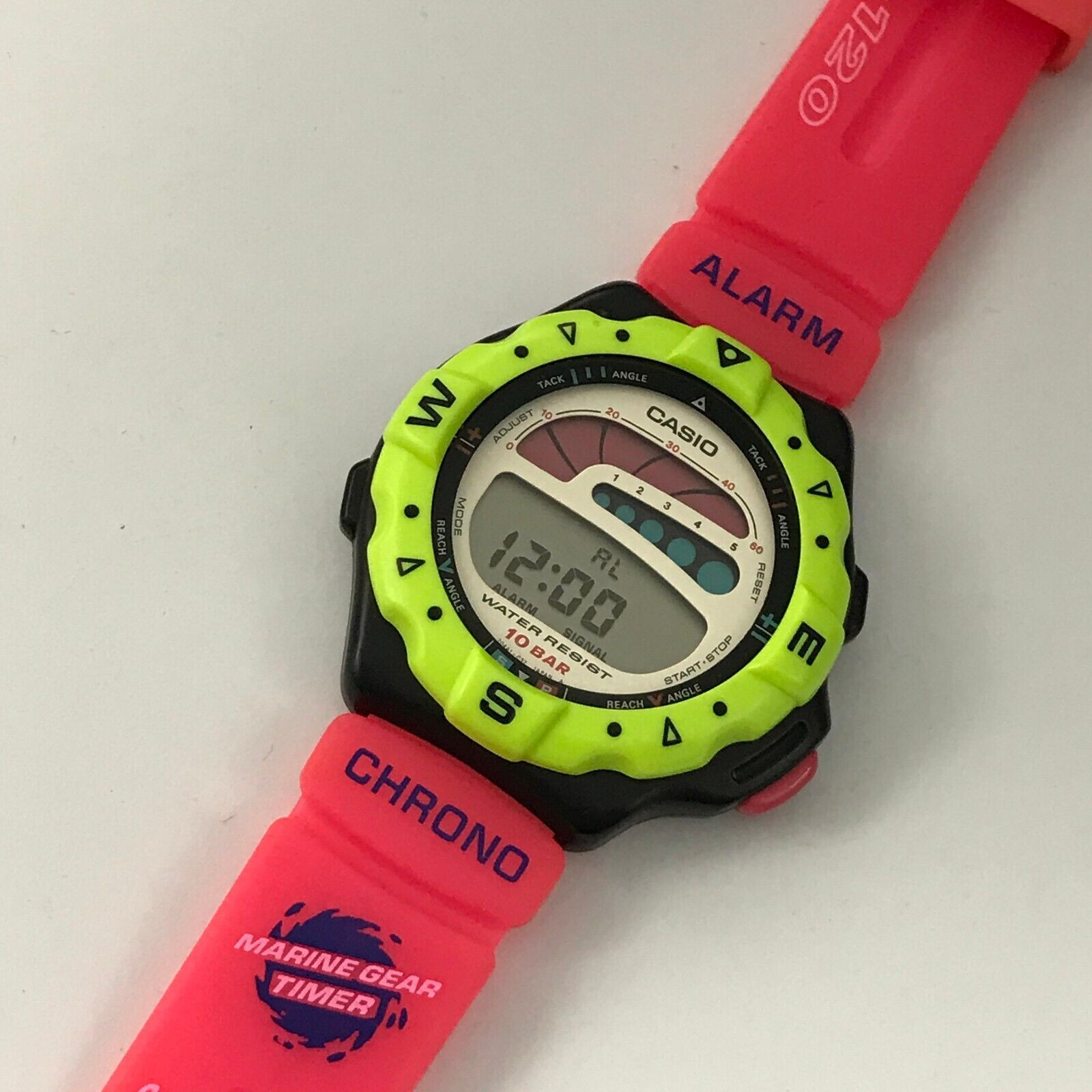 Vintage Casio SUF-120 Surfing Timer Sports Digital 1980s Japan Men
