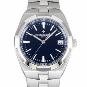 Preowned Vacheron Constantin Overseas Blue Dial Stainless Steel 41mm (4500V/110A-B128)