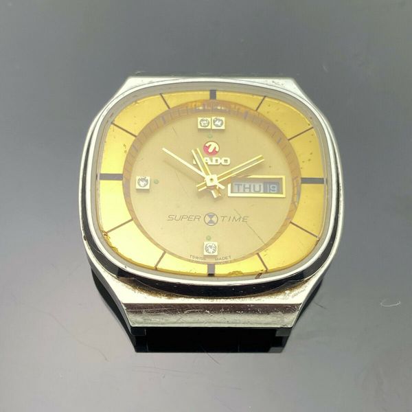 RADO SUPER TIME WATCH 562.7390.4T SWISS MADE 2678 MOVEMENT