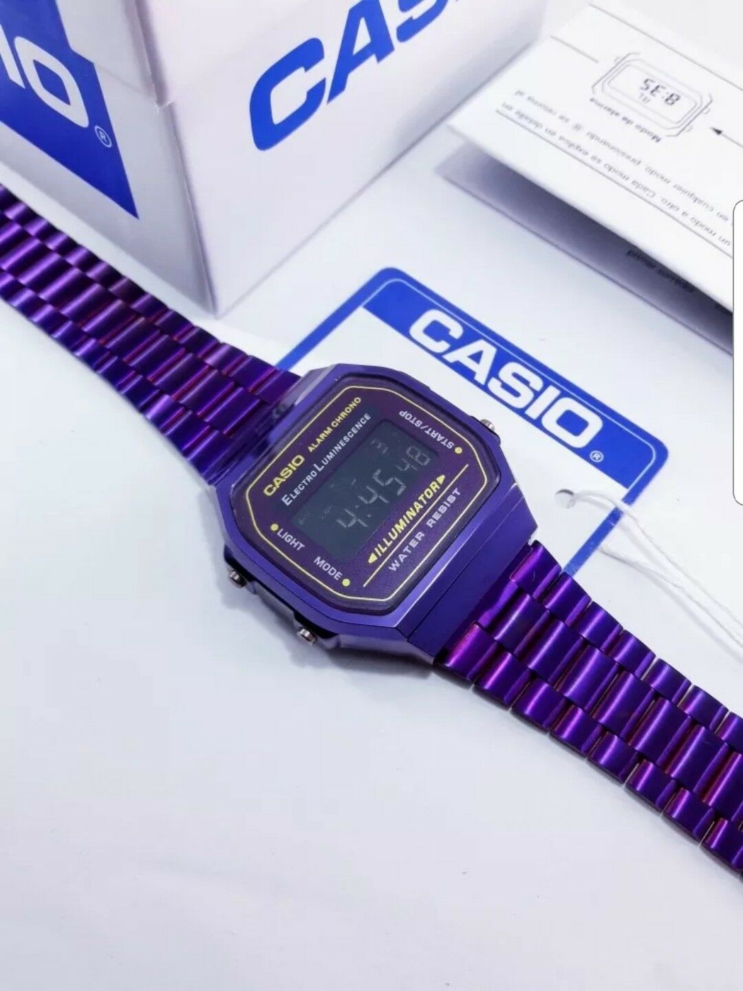 Casio violet clearance