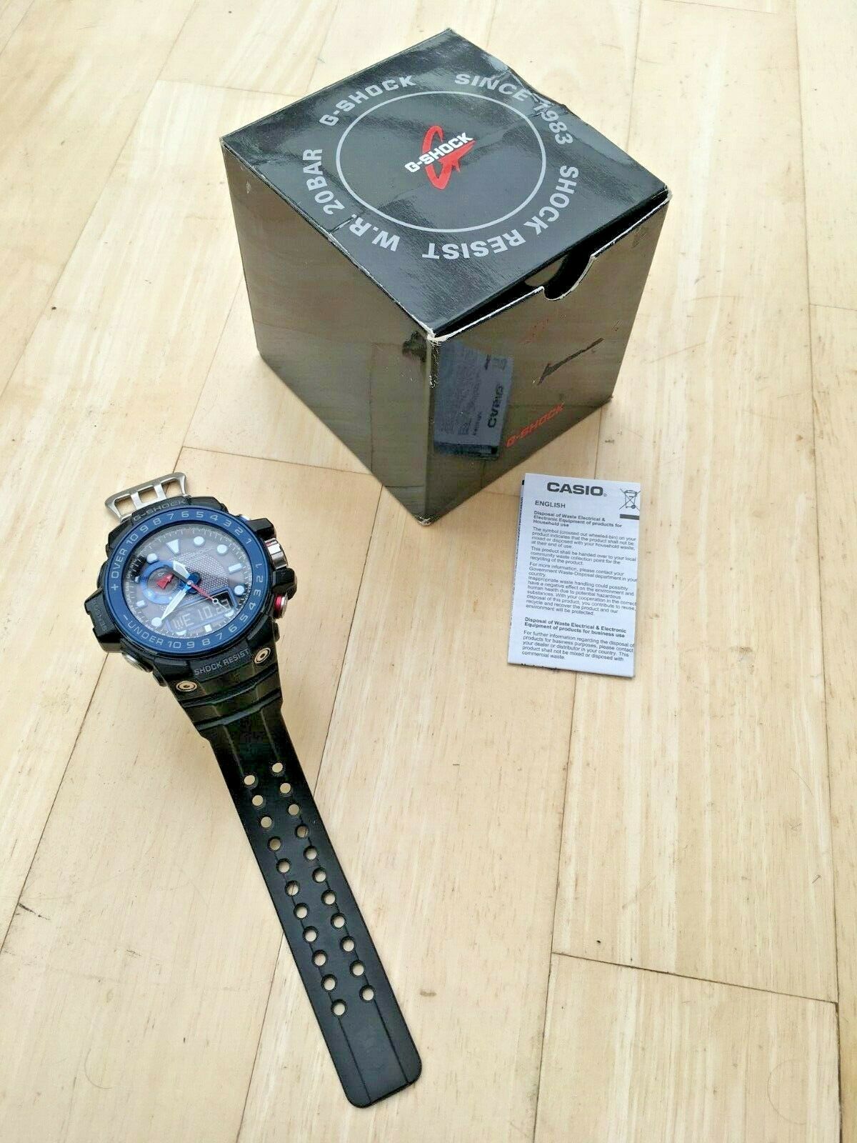 Casio G-Shock Gulfmaster 5371 GWN-1000B Quartz Digital Watch Casio G-Shock Gulfmaster 5371 GWN-1000B Quartz Digital Watch