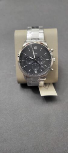 Chronograph WatchCharts Men\'s Fossil Neutra Marketplace Stainless Steel FS5384* * | NWT Watch