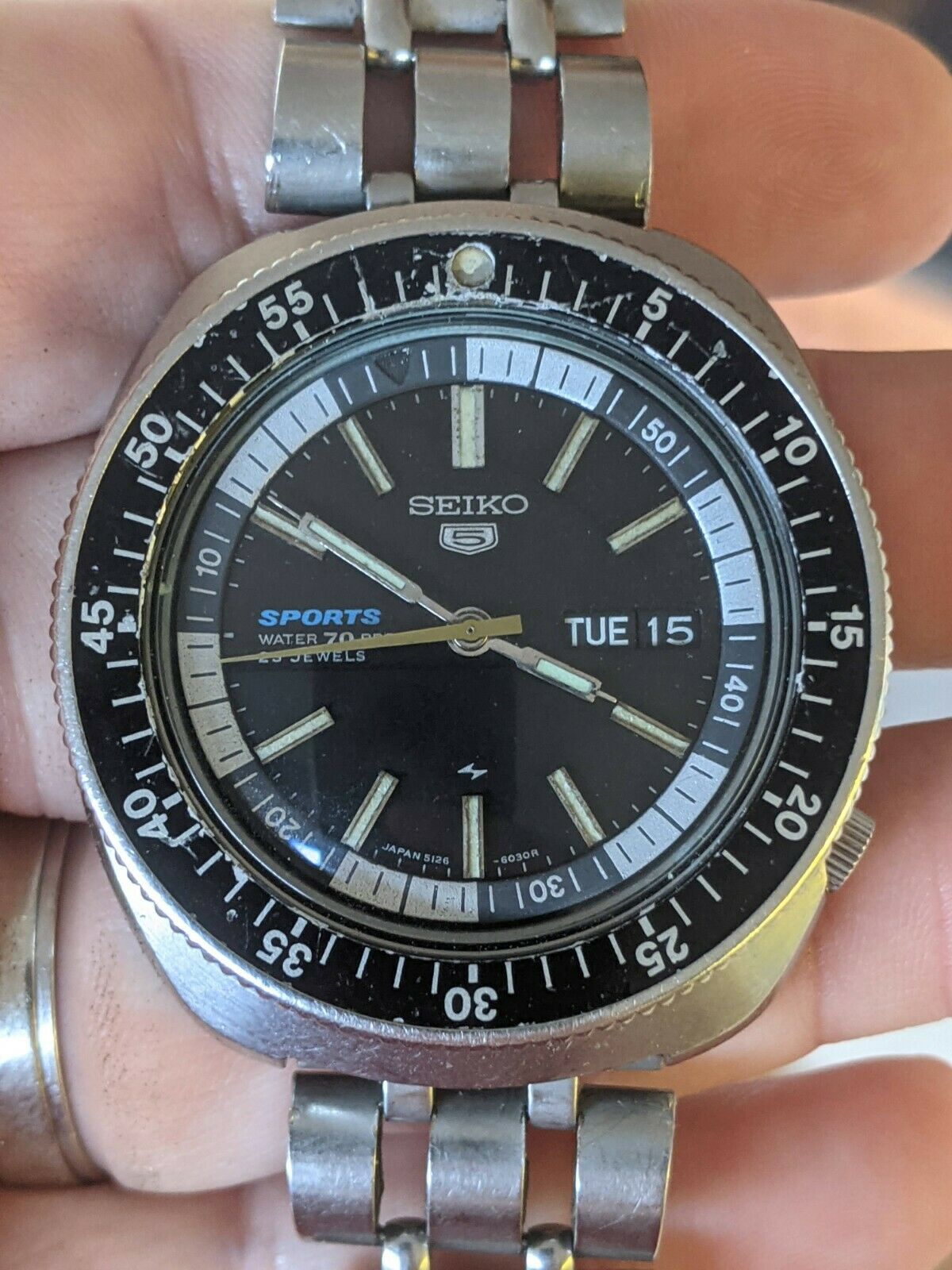 Vintage '69 Seiko 5126-6030 Sports Rally Diver 70M JDM Watch, Proof ...