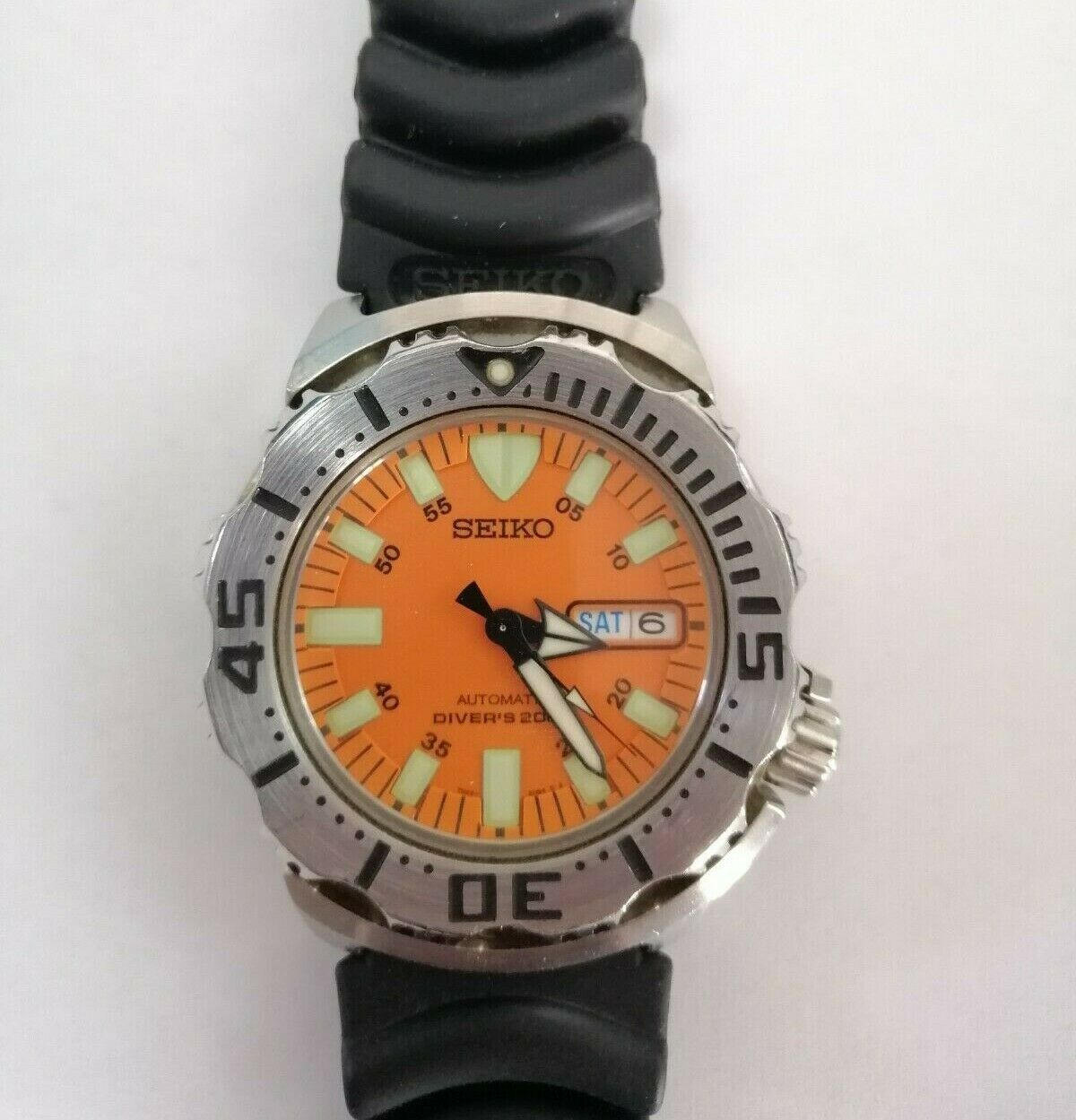 Seiko SKX781 Orange Monster Automatic Dive Watch Generation 1 WatchCharts