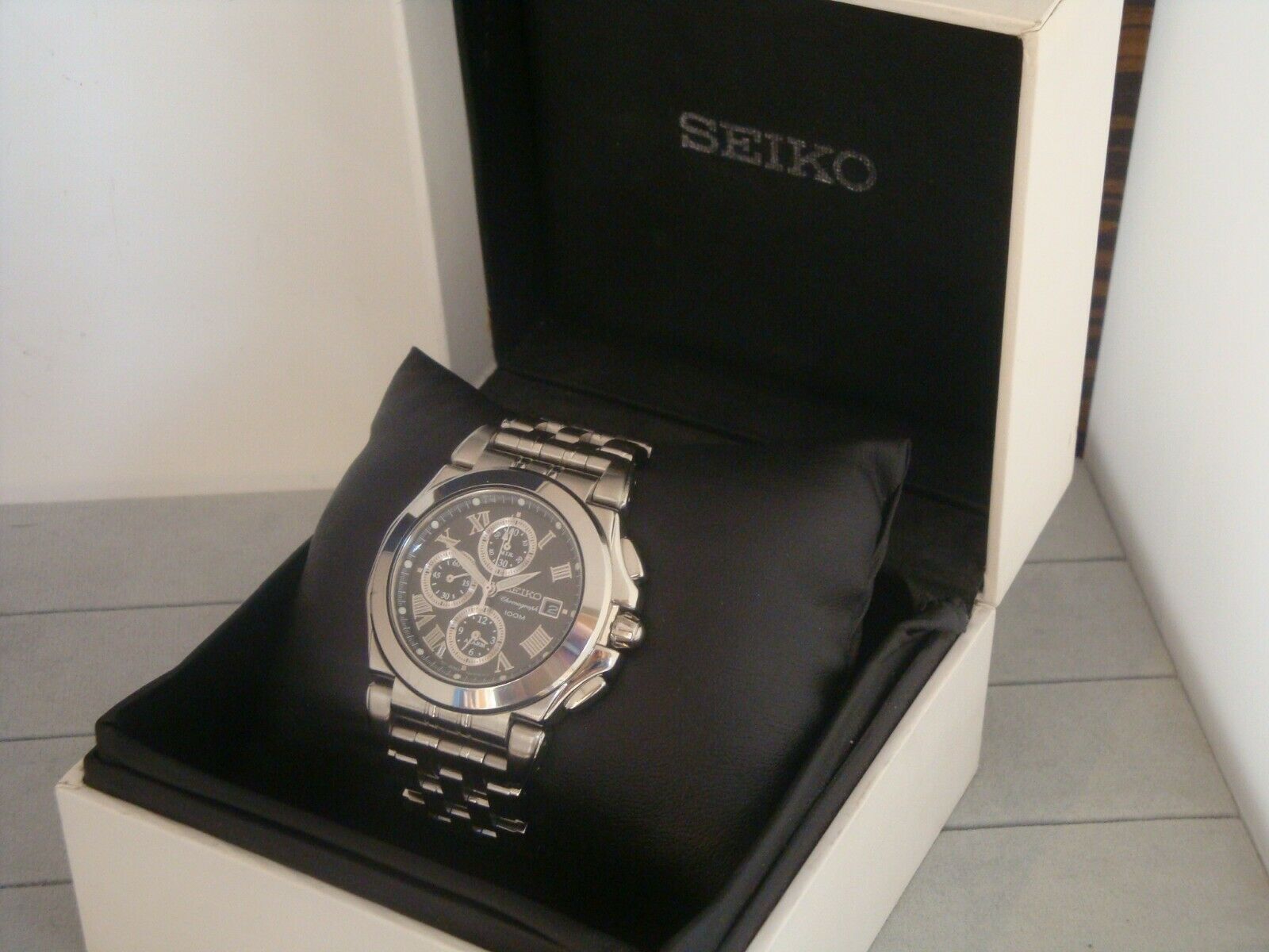 Seiko Executive Chronograph. SNA525. 7T62-0EW0. Gents watch