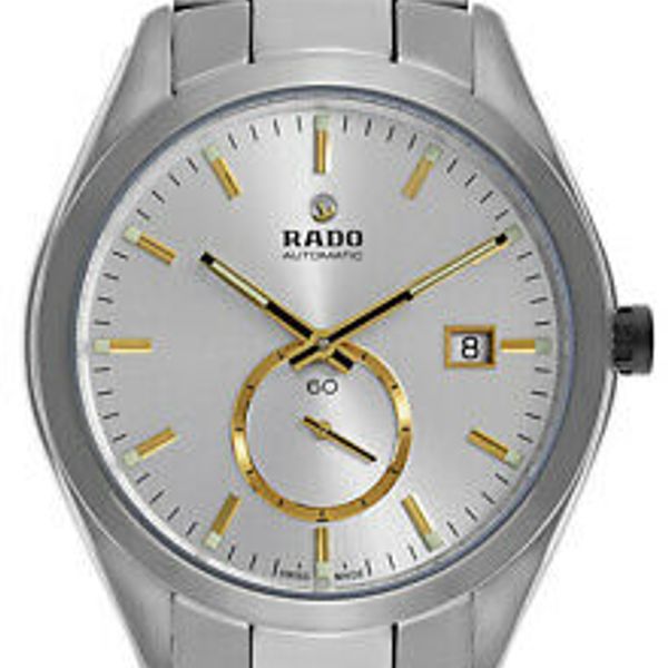 Rado HyperChrome Ceramic Mens Watch Automatic Silver Dial Date ...