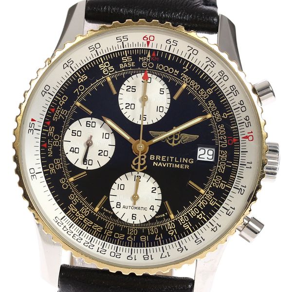 [BREITLING] Breitling Old Navitimer Chronograph D13022 Self-winding Men ...