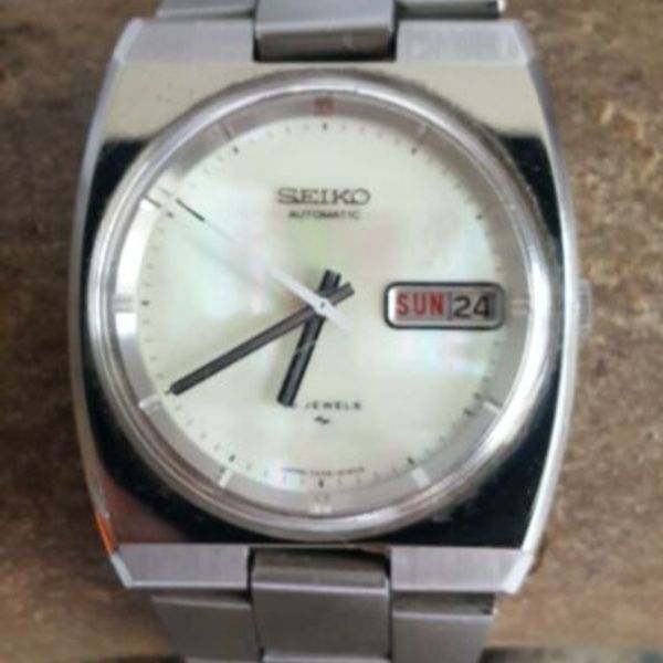 951　まゆみ Vintage SEIKO AUTOMATIC 7006-6040 Mother Of Pearl Face 1976