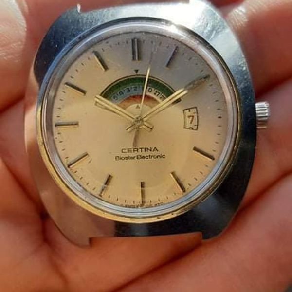 Rare Vintage Certina Biostar Elictronic for parts | WatchCharts ...