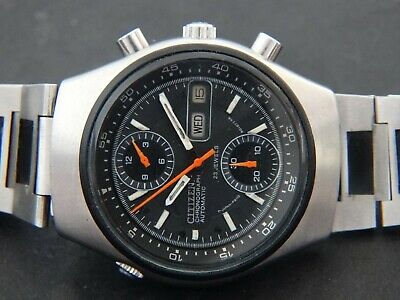 VTGE CITIZEN SPIDER 8110 CHRONOGRAPH. FULLY ORIGINAL. SUPERB. MINT.SERVICED. 70s WatchCharts