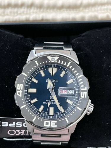 Seiko Prospex Automatic Blue Dial Stainless Men's Diver Watch SRPD25 ...