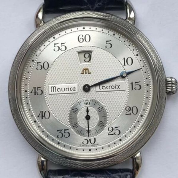 Maurice Lacroix Jump Hour Manual Wind 36mm Wrist Watch Ref 28534