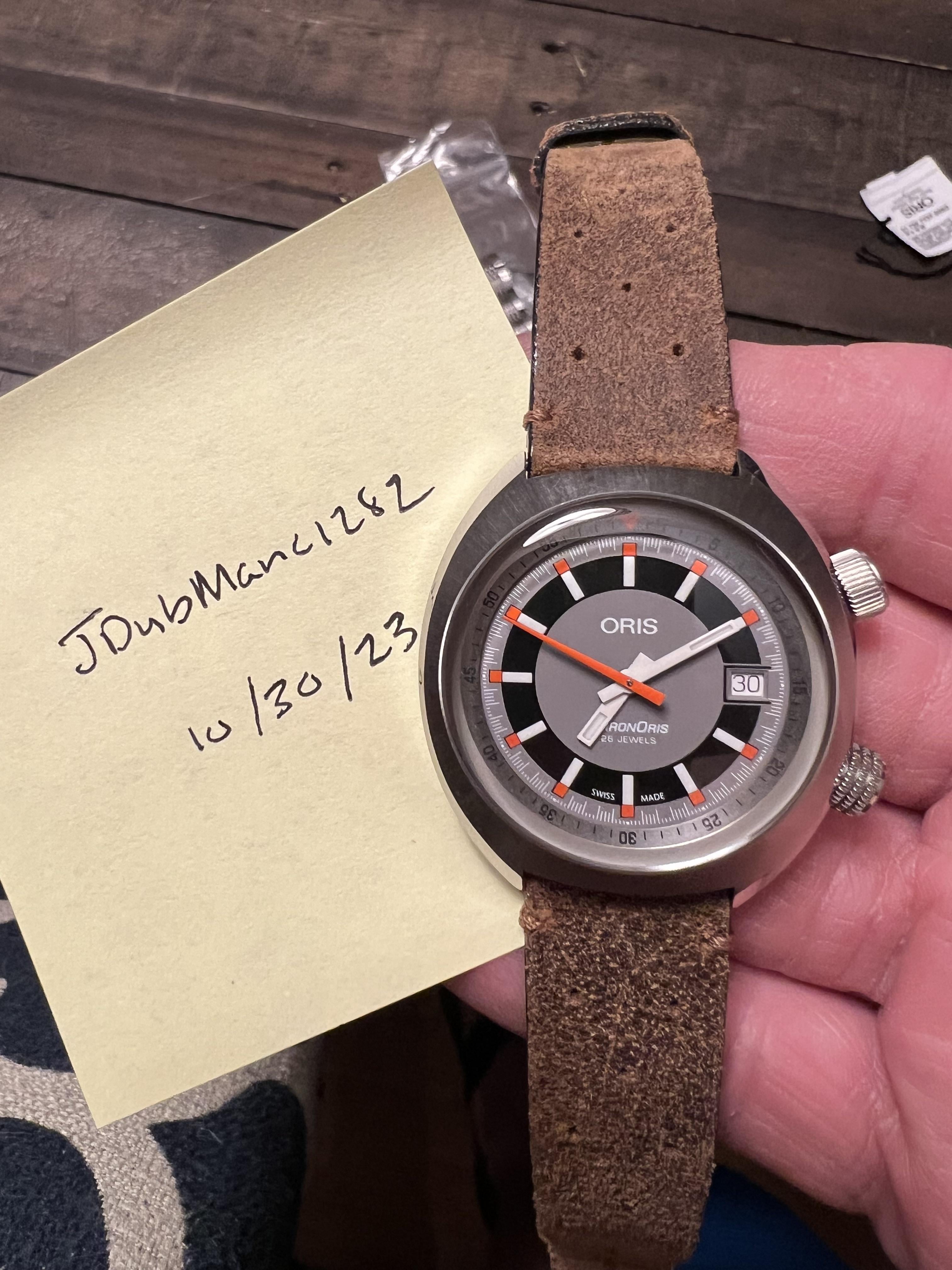 WTS Oris ChronOris Date w Leather Strap and OEM Bracelet