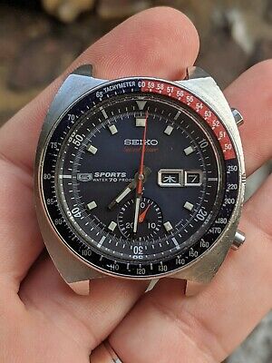 Vintage '69 Seiko 6139-6000 Pogue JDM Speedtimer Chrono Watch, Proof,  Gorgeous | WatchCharts