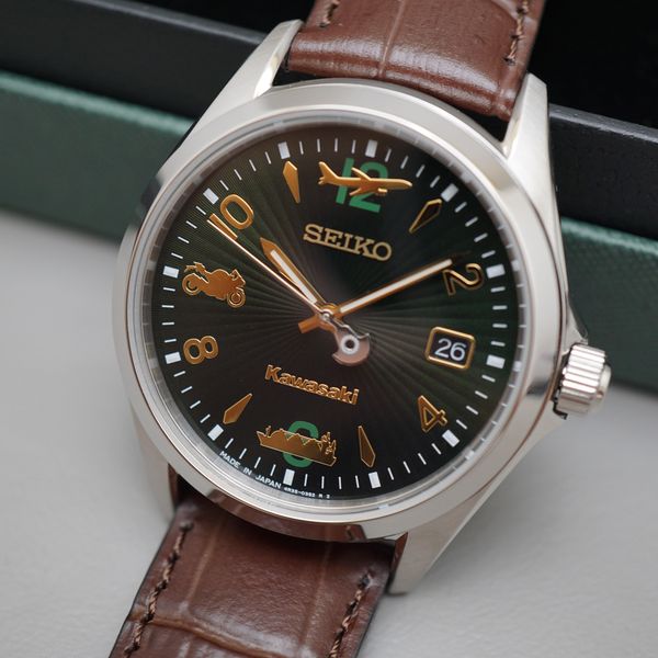 [WTS] New Seiko SZSB024 4R35 Kawasaki LSA Limited Edition Green Dial ...