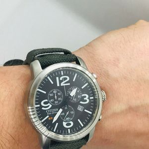 稼働品／CITIZEN Eco-Drive chronograph H500 Citizen Eco-Drive H500-S100666 43mm Men's Chrono Watch, 100m