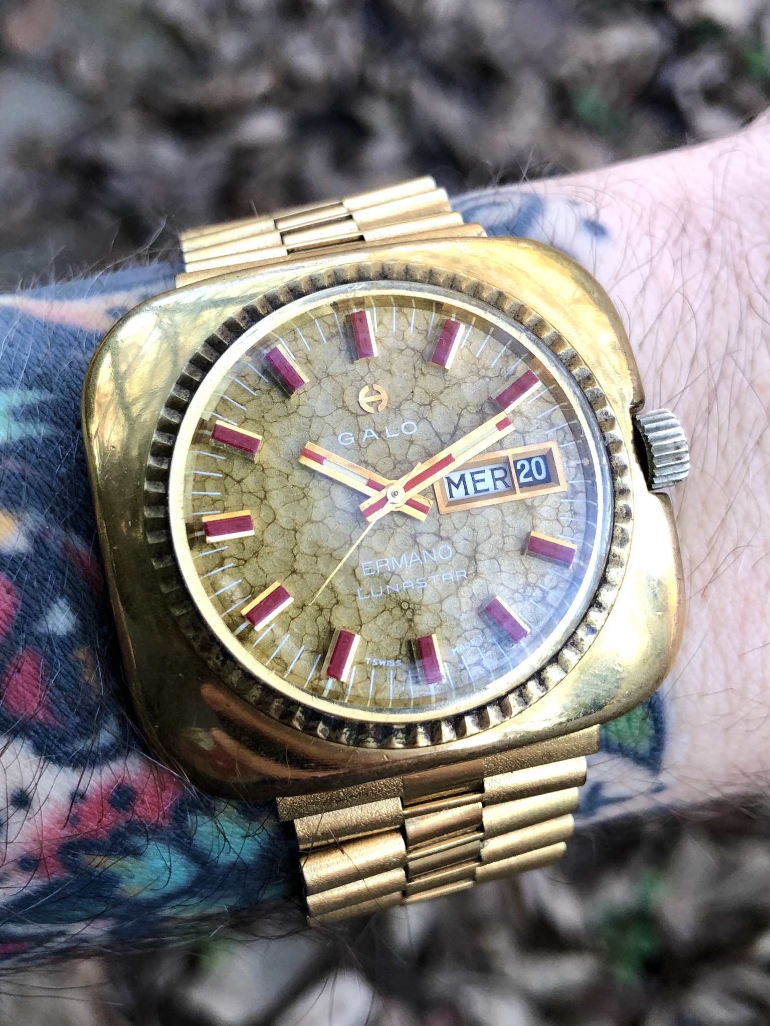 WTS] 1969 Galo Ermano Lunastar - Moon Landing Watch | WatchCharts 