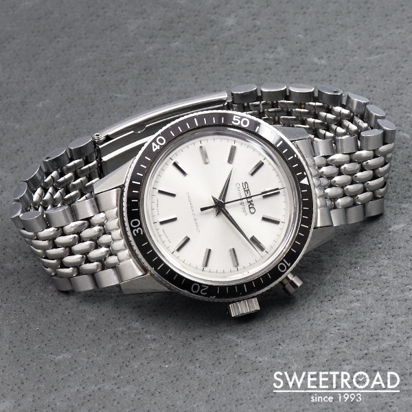 SEIKO / Seiko] One-push chronograph / Late model / Black metal