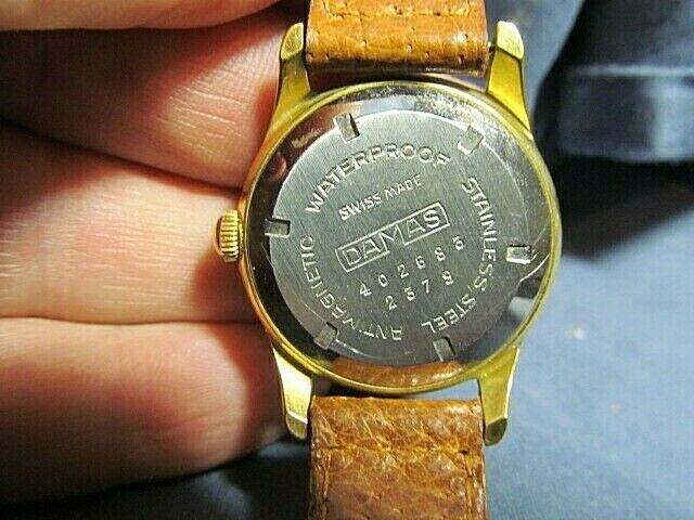 Vintage Damas the Damascene Automatic Textured Dial Calendar Steel 25  Jewels Swiss Made Watch - Etsy Finland