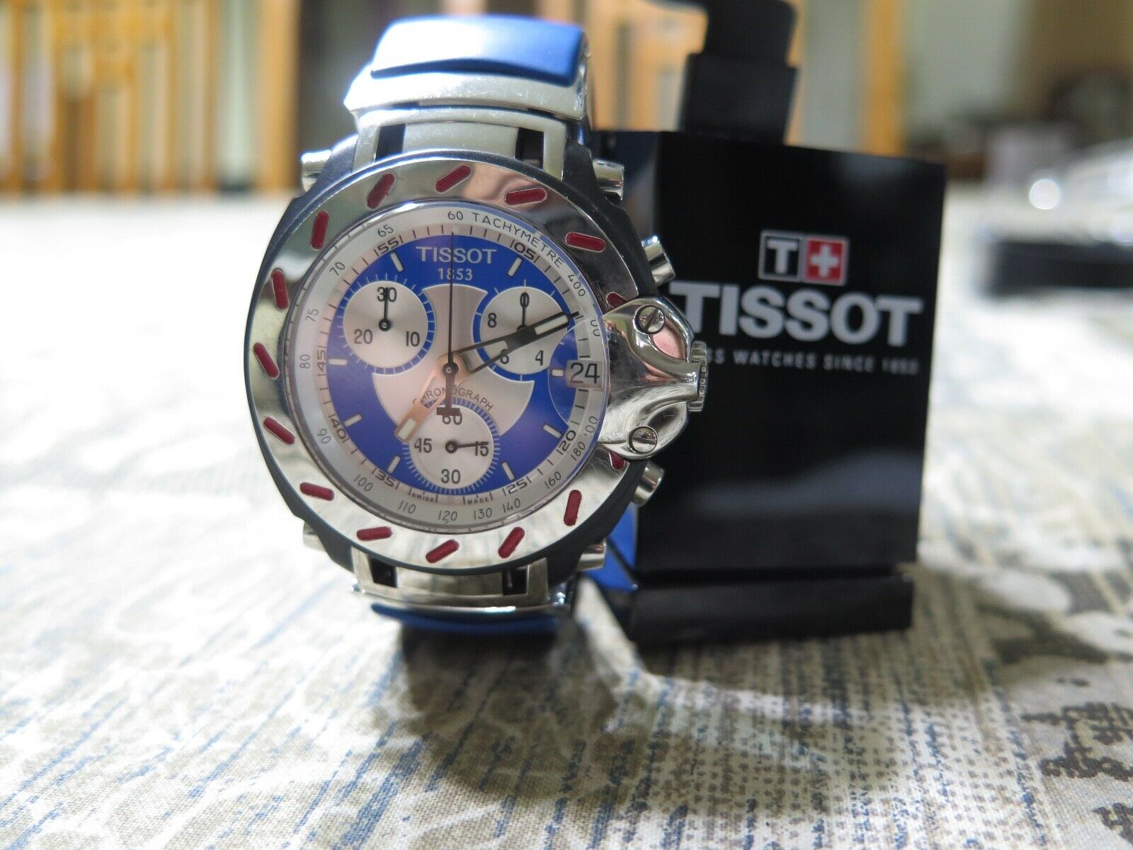 TISSOT T RACE BLUE BAND Excellent condition WatchCharts