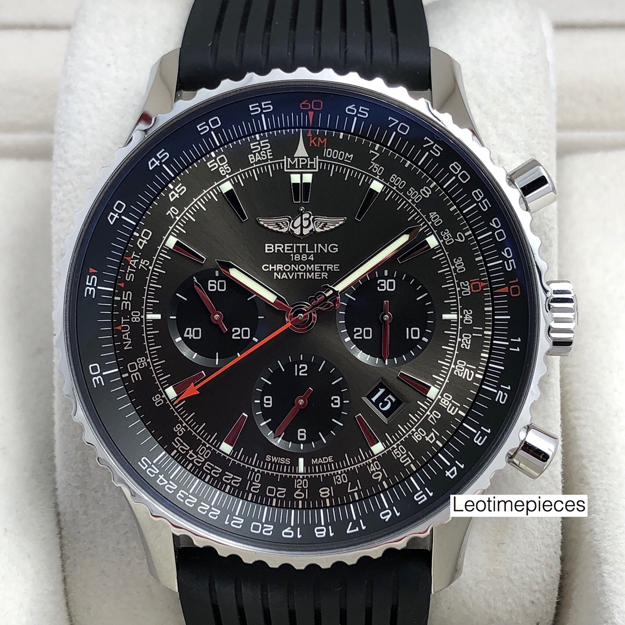 Breitling navitimer stratos grey outlet 43mm