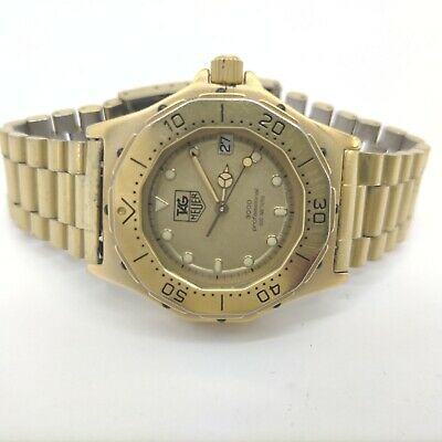 Tag Heuer Watch 934.413 3000 Gold Plated operates normally 1509166