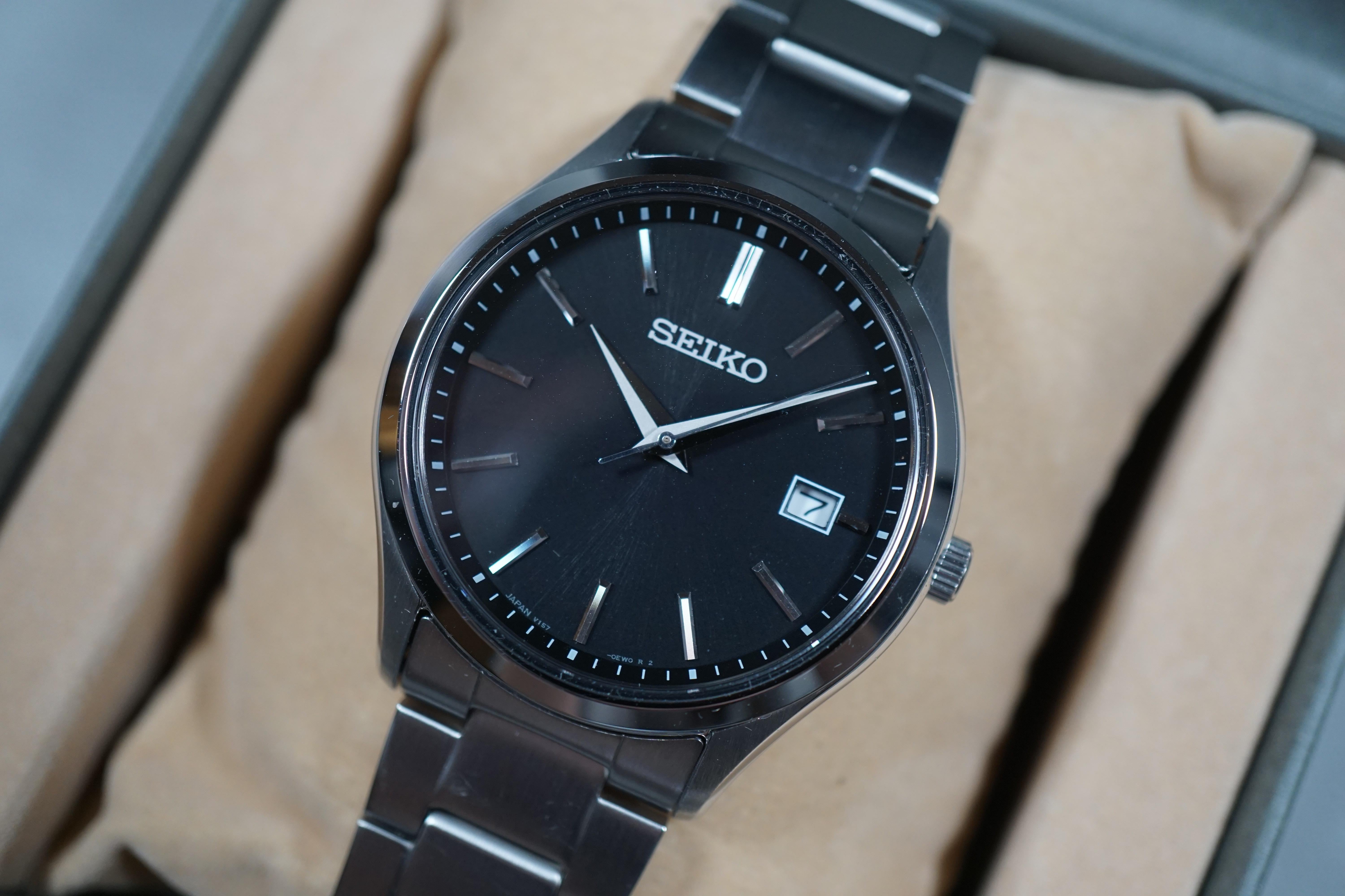 WTS] Seiko Selection SBPX147 V157 Black Dial Solar Quartz Watch