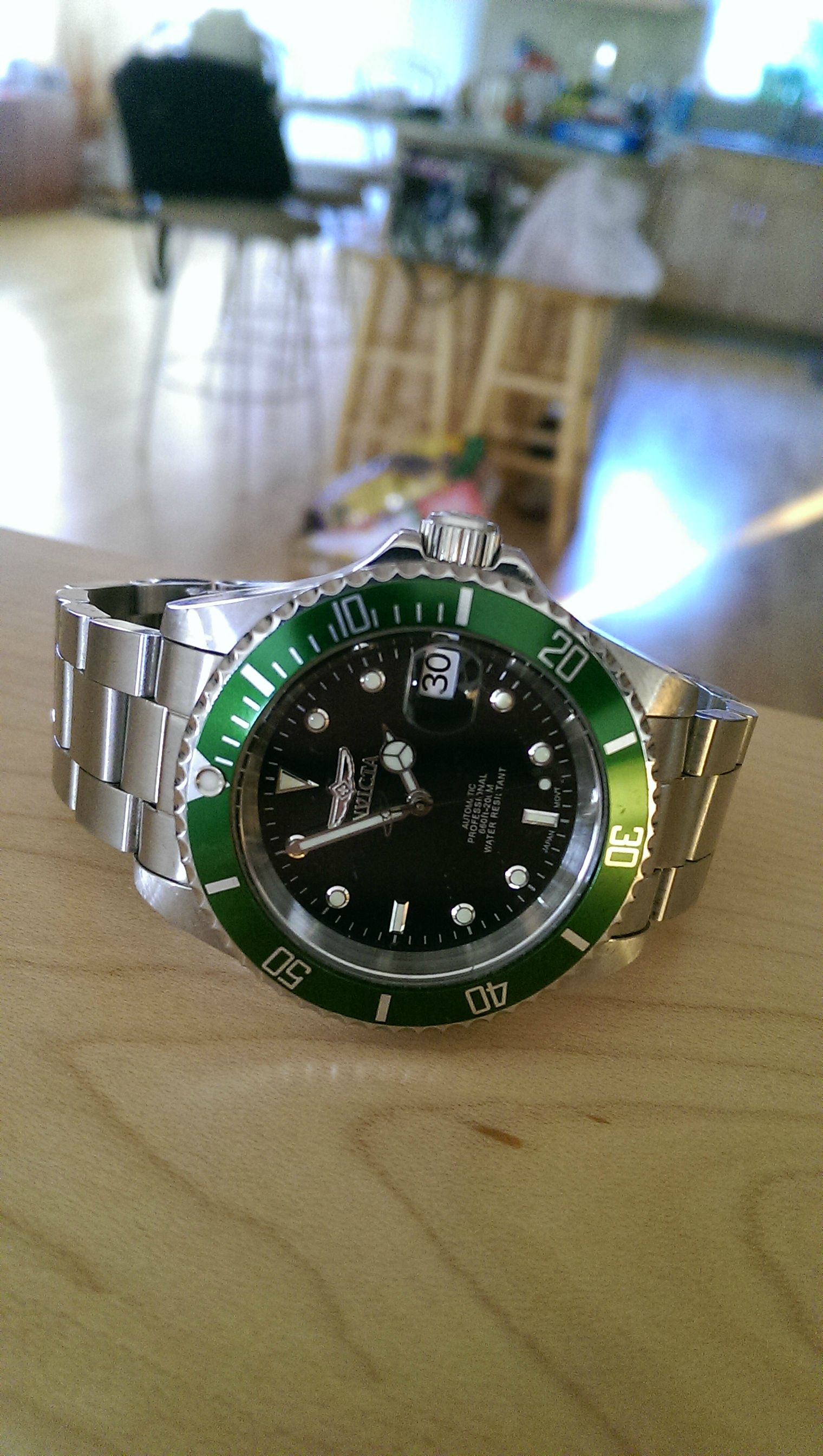 FS Invicta 8926ob NH35 Movement with Green Bezel Insert Black Bezel Insert Included WatchCharts Marketplace