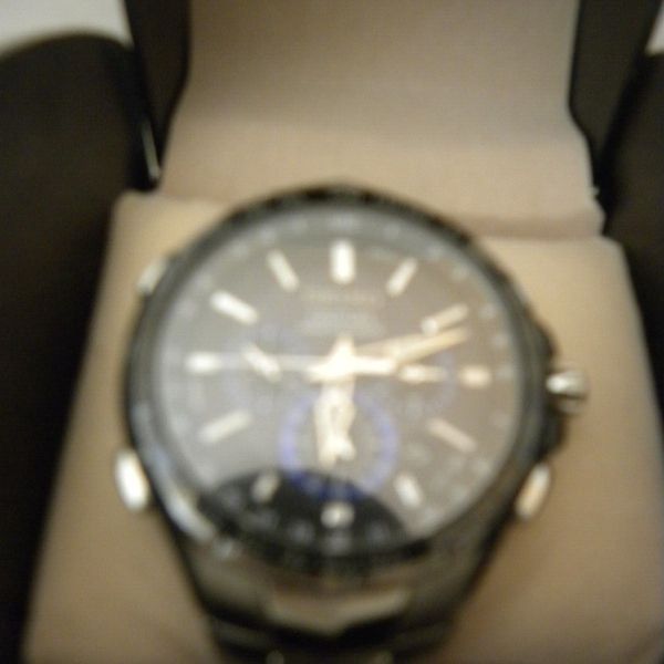 SEIKO COUTURA RADIO SYNC SOLAR WATCH-EXCELLENT CONDITION-ADAPTS TO TIME ...