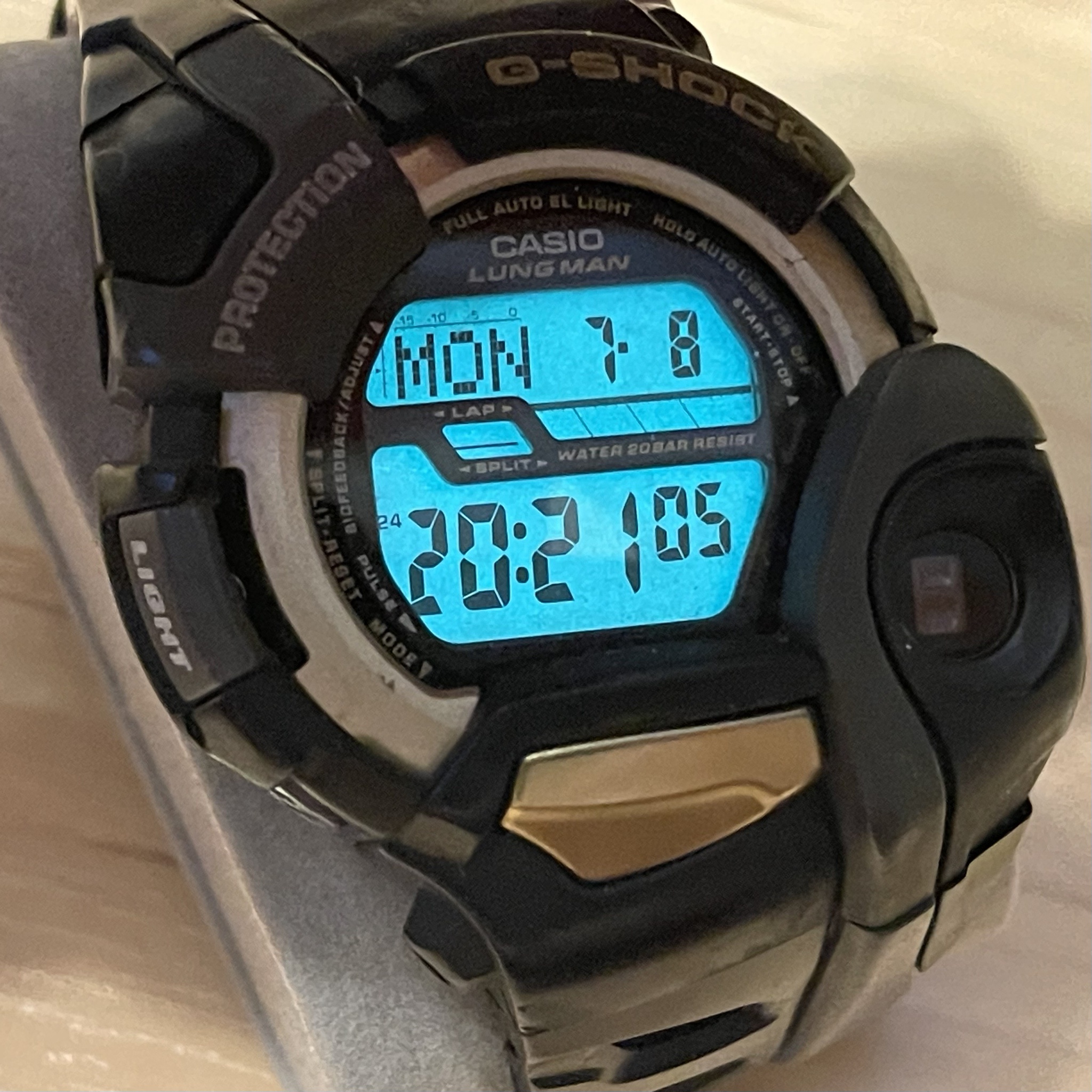 WTS] Casio G-Shock DWG-100J-9 Lungman Pulse Heart Rate Monitor DWG-100  Vintage Men's Digital Watch | WatchCharts Marketplace