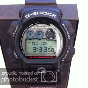 FS: Casio G Shock Mudman DW 8400 1T Men in Black (MIB) Like New 
