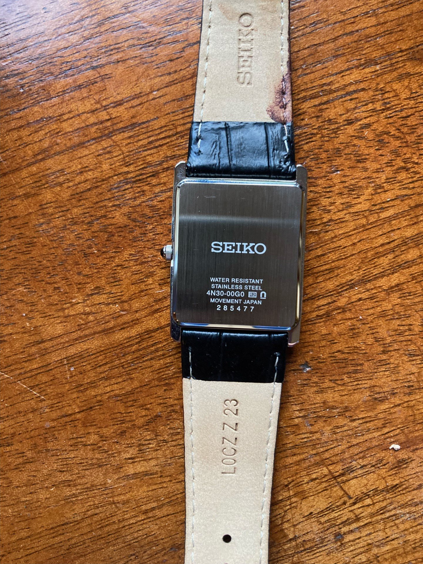 100 USD] FS: Seiko SWR049 Rectangular | WatchCharts Marketplace