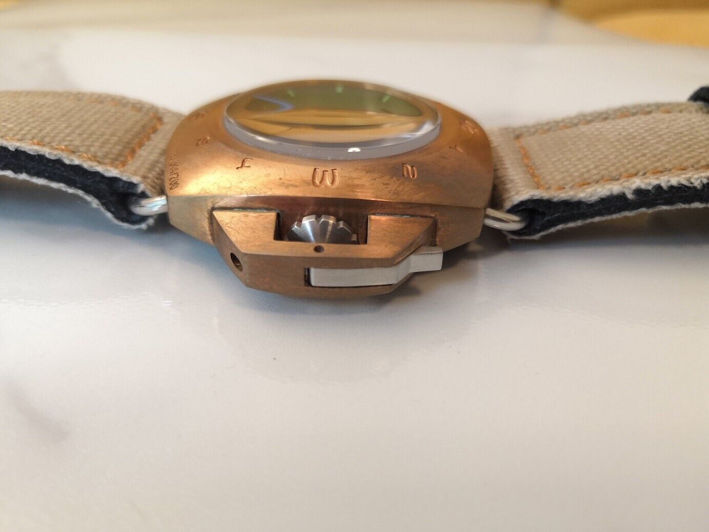 Batiscafo Quadro 45 Bronze grün neuwertig – WatchPatrol