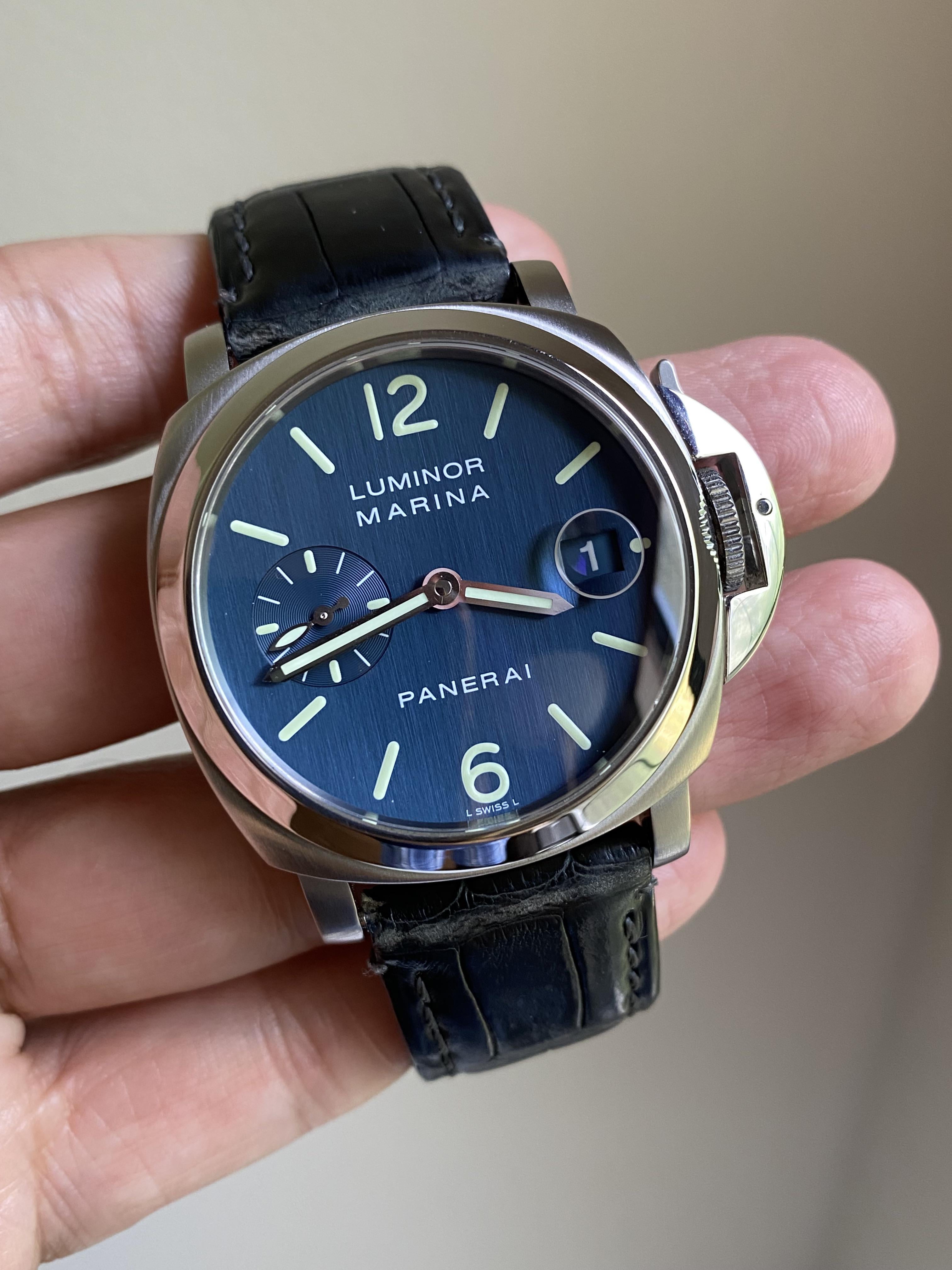 WTS Panerai Luminor Marina. Automatic. 40mm. PAM00119. Gorgeous