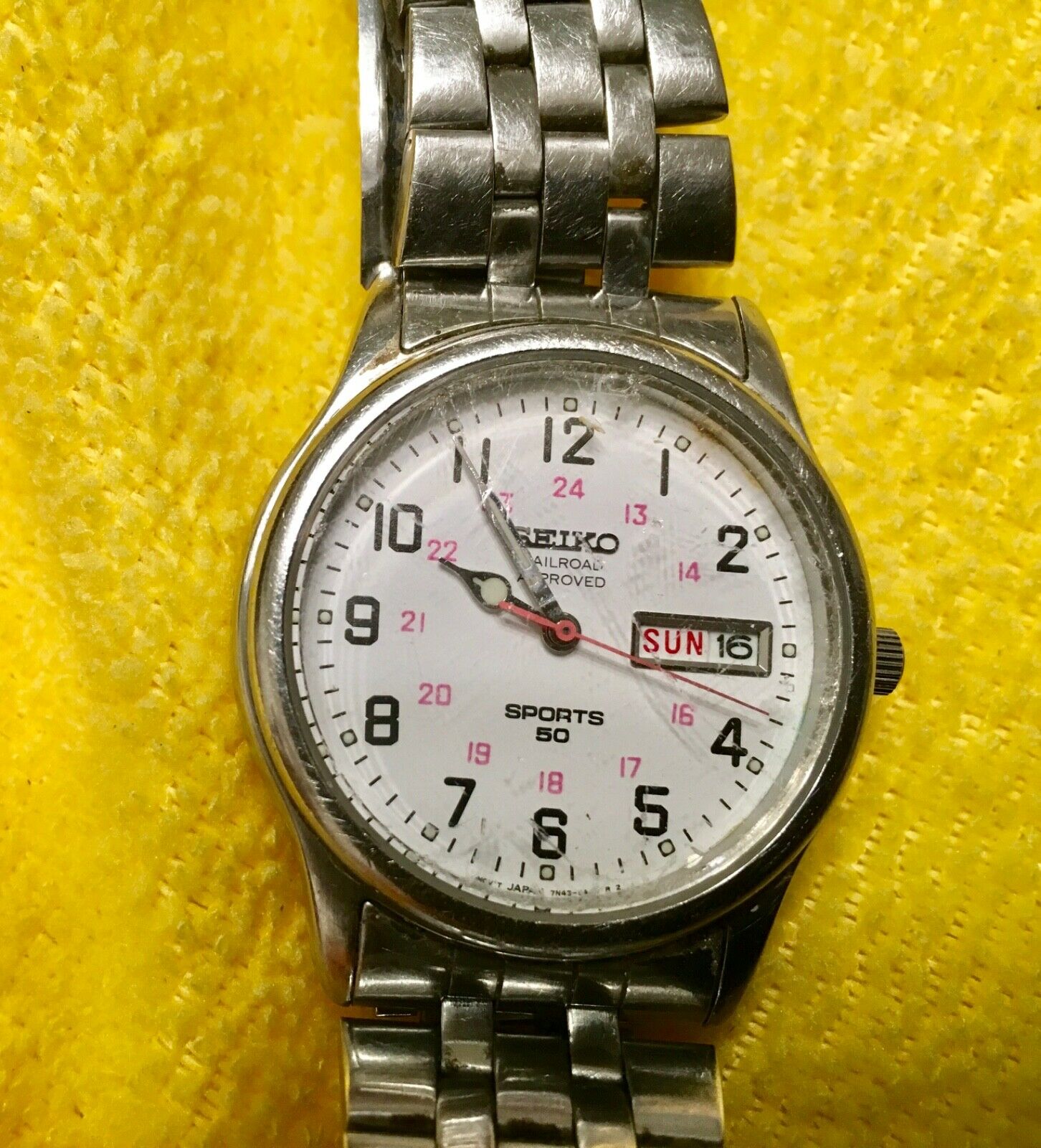 seiko railroad approved sports 50