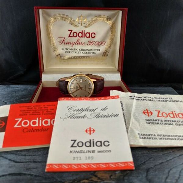 Super Vintage Zodiac Kingline 36000 Chronometer Automatic