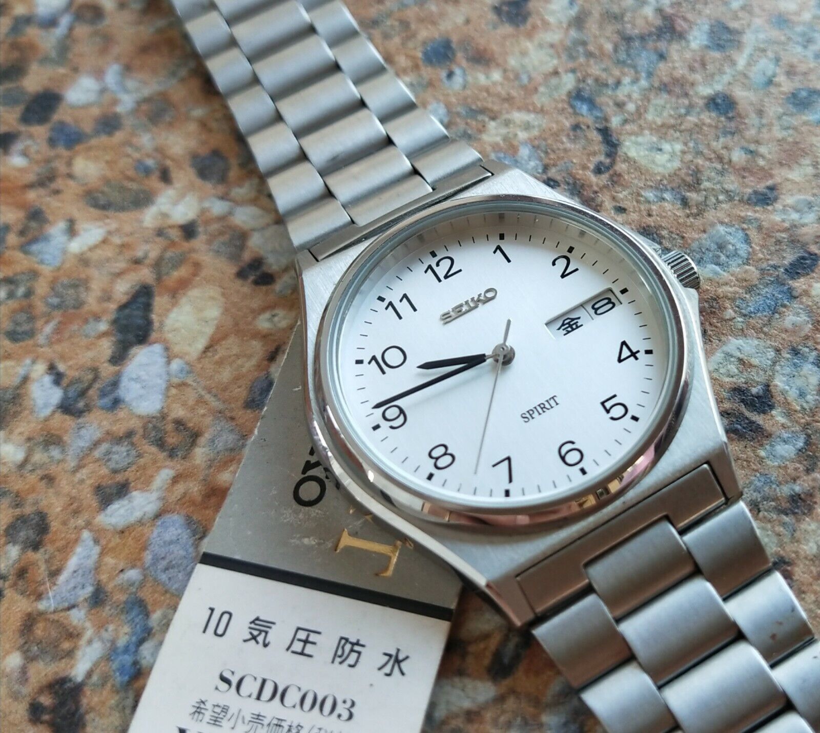 時計 SEIKO SPIRIT 7N48-7A00 ARABIC NUMBERS Vintage Seiko Spirit Quartz JDM 7N48 7000 February 1997 Kanji