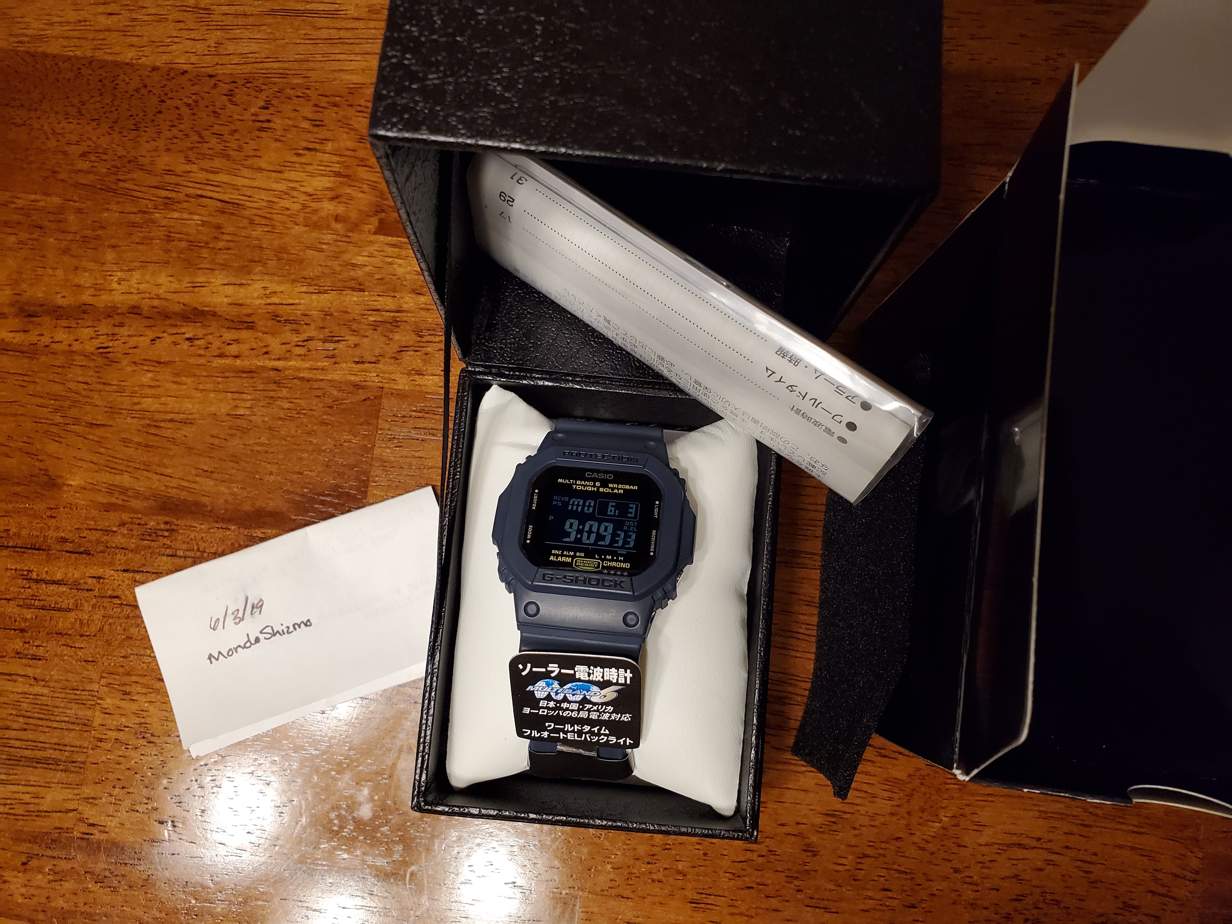 FS: Casio G-Shock GW-M5610NV-2JF Japan Import Multi-Band 6 navy